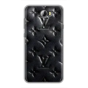 Текстурний Чохол Louis Vuitton для Хуавей У5II (Чорний ЛВ)