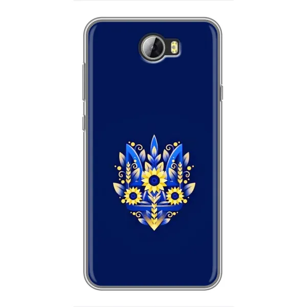 Чехол с рисунком «Цветущий Герб» для Huawei Y5II