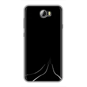 Чехол с картинками на черном фоне для Huawei Y5II (Дорога)