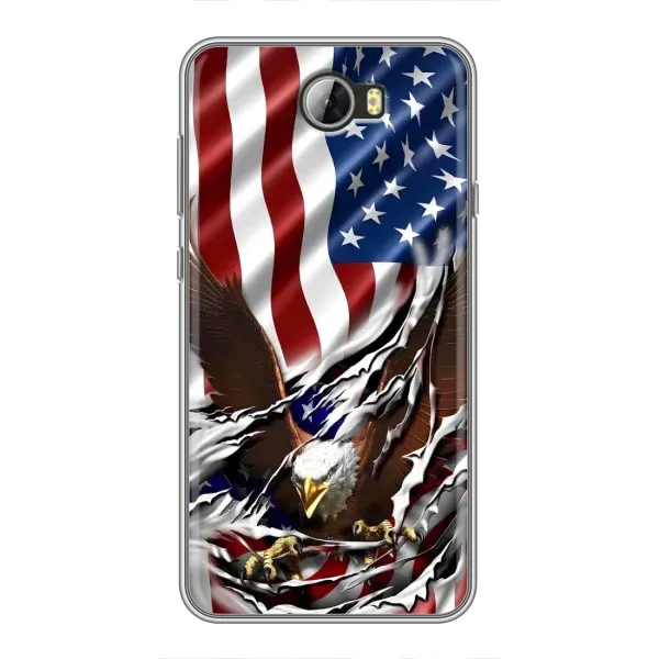 Чехол с рисунком «Флаг USA» для Huawei Y5II