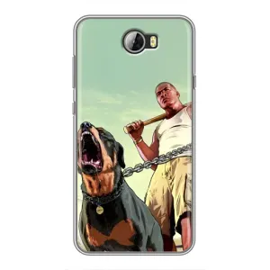 Чехол с рисунком «GTA» для Huawei Y5II