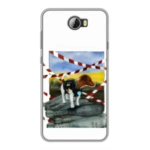 Чехол с принтом Собаки Патрон для Huawei Y5II (Храбрый Патрон)