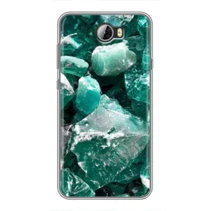 Чехол (Дорого -богато) на Huawei Y5II (Изумруд)