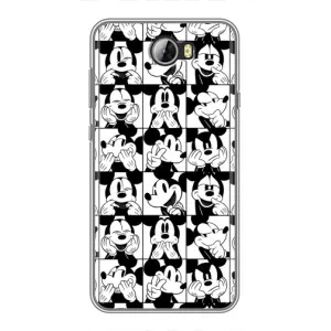 Чехлы с принтом Микки Маус на Huawei Y5II (Коллаж Микки Маус)