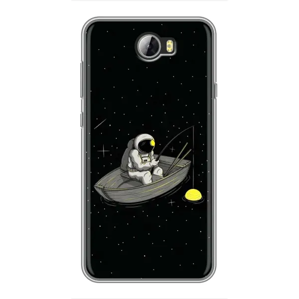 Чехол с рисунком «Космонавт на рыбалке» для Huawei Y5II Чехол с рисунком «Космонавт на рыбалке» для Huawei Y5II