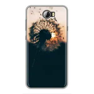 Силіконовий Чохол з кульбабками на Huawei Y5II (Гарна кульбабка)