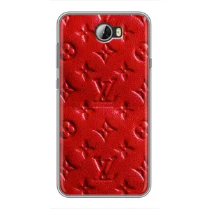 Текстурний Чохол Louis Vuitton для Хуавей У5II (Червоний ЛВ)