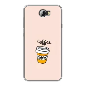 Чохол з зображенням смачної їжі для Huawei Y5II (Кружка Кави)