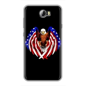 Чохол Прапор USA для Huawei Y5II (Крила США)