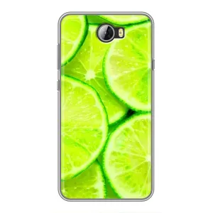 Чохол з зображенням смачної їжі для Huawei Y5II (Лайм)