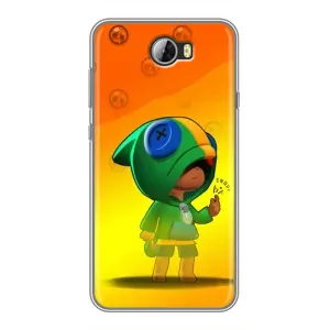 Чохол Бравл Старс для Huawei Y5II (LEON в кофті)