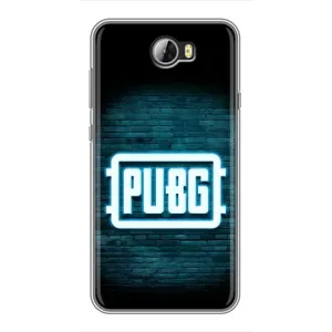 Чехол (TPU) с картинкой "Лого Пабг" на Хуавей У5II (Лого PUBG)