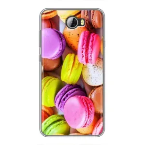 Чохол з зображенням смачної їжі для Huawei Y5II (Макаруни)