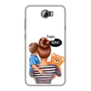 Чохли для МАМИ на Huawei Y5II (Мама і син)