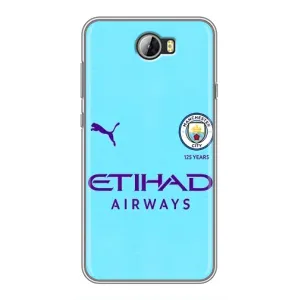 Силиконовые Чехлы принт Футбол на Huawei Y5II (Man City)