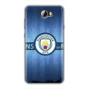 Силиконовые Чехлы принт Футбол на Huawei Y5II (ManCity)