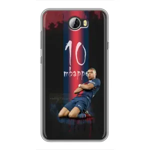 Чехол (TPU) с Футболистом на Huawei Y5II (MBAPPE 10)