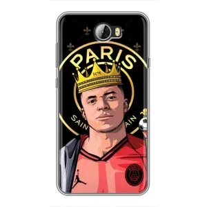 Чехол (TPU) с Футболистом на Huawei Y5II (Mbappe King)
