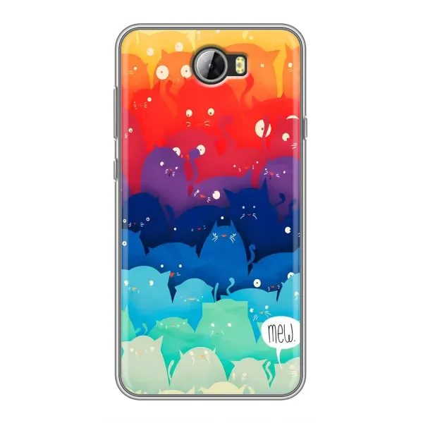 Чехол с рисунком «Mew» для Huawei Y5II