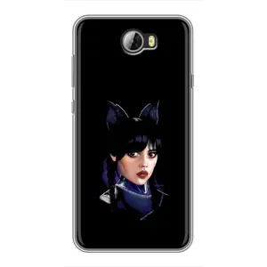 Чехлы с принтом Уэнсдей на Huawei Y5II (Милая Уэнсдей)