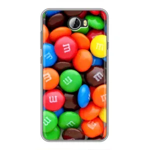 Чохол з зображенням смачної їжі для Huawei Y5II (Різнокольорові M&M'S)