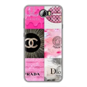 Чехол (Dior, Prada, YSL, Chanel) для Huawei Y5II (Модница)
