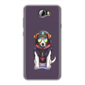 Чехол с принтом Собаки Патрон для Huawei Y5II (Модный Патрон)