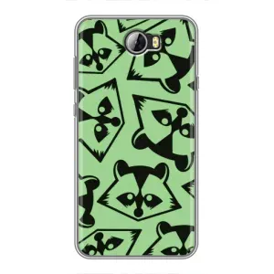 Силіконовий Чохол з Энотами на Huawei Y5II (Мордочки Єнота)