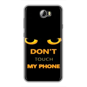 Чохол з Прикольним Принтом на Huawei Y5II (Не чіпай мій телефон)