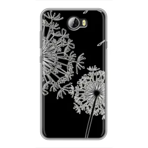 Силіконовий Чохол з кульбабками на Huawei Y5II (Кульбаба)