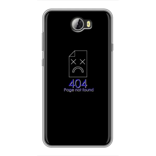 Чехол с рисунком «Ошибка 404» для Huawei Y5II Чехол с рисунком «Ошибка 404» для Huawei Y5II