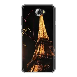 Чехол с Эйфелевой башней на Huawei Y5II (Paris)
