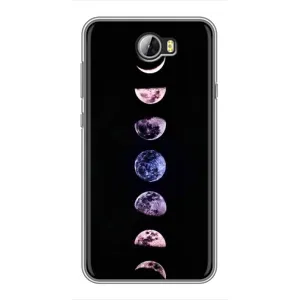 Чохол (ТПУ) з планетами на Huawei Y5II (Плнети)