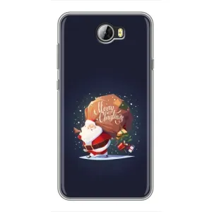 Чехол Санта Клаус для Huawei Y5II (Подарки от Санты)