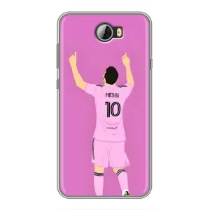 Чехлы Лео Месси в Майами на Huawei Y5II (Празднование Месси)