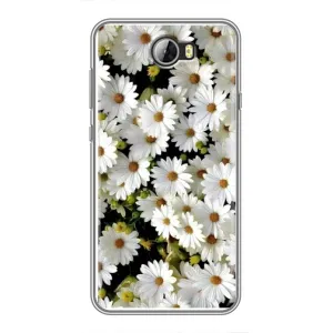 Чохол з ромашками на Huawei Y5II (Рамка в ромашках)