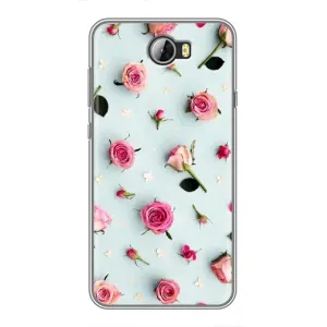 Чохли з принтом Троянд для Huawei Y5II (Різні квіти)