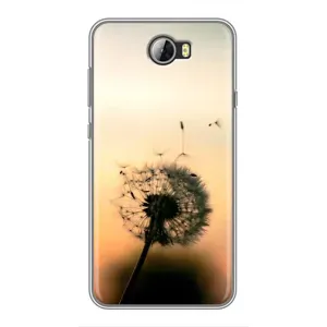 Силіконовий Чохол з кульбабками на Huawei Y5II (Роздмухана кульбабка)