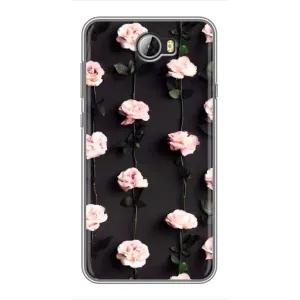 Чохли з принтом Троянд для Huawei Y5II (Троянди)