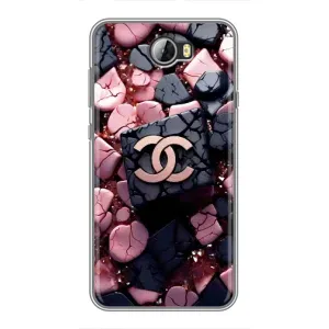 Чехол (Dior, Prada, YSL, Chanel) для Huawei Y5II (Шанель)