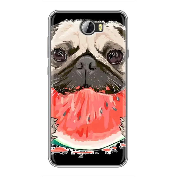 Чохол з малюнком «Смішний Мопс» для Huawei Y5II Чохол з малюнком «Смішний Мопс» для Huawei Y5II