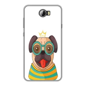 Бампер для Huawei Y5II з картинкою "Песики" (Собака Король)