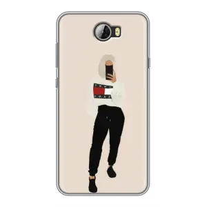 Силиконовый Чехол на Huawei Y5II с картинкой Стильных Девушек (Стильная)
