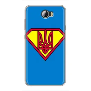 Чехол с картинкой (Патриотический ГЕРБ) на Huawei Y5II (Super - Герб)