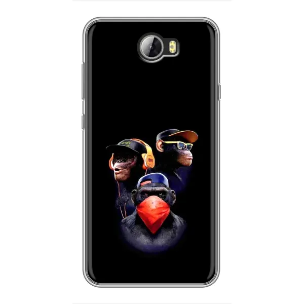 Чехол с рисунком «Три обезьяны» для Huawei Y5II Чехол с рисунком «Три обезьяны» для Huawei Y5II