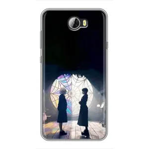 Чехлы с принтом Уэнсдей на Huawei Y5II (Уэнсдей и Энди)