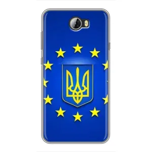 Чехол с Украинской символикой на Хуавей У5II (Украина это Европа)