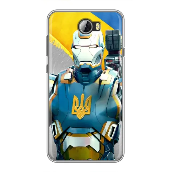 Чехол с рисунком «Украинский робокоп» для Huawei Y5II