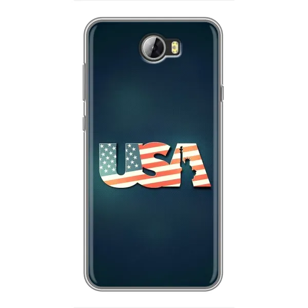Чехол с рисунком «USA» для Huawei Y5II