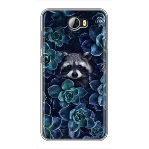 Силіконовий Чохол з Энотами на Huawei Y5II (В квітах)